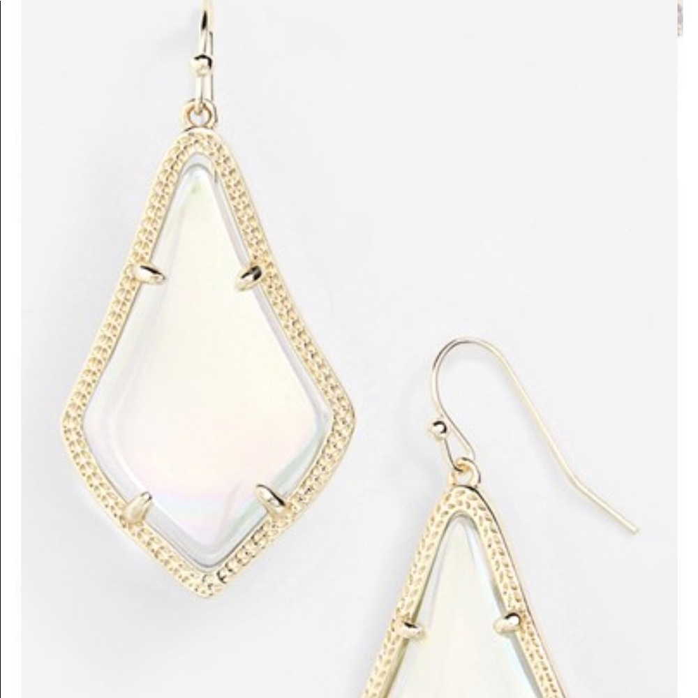Rare Kendra Scott Alex Drop Earrings in Iridescent